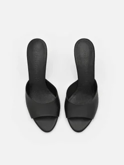Studio Ashley Leather Heel Sandals<PEDRO New