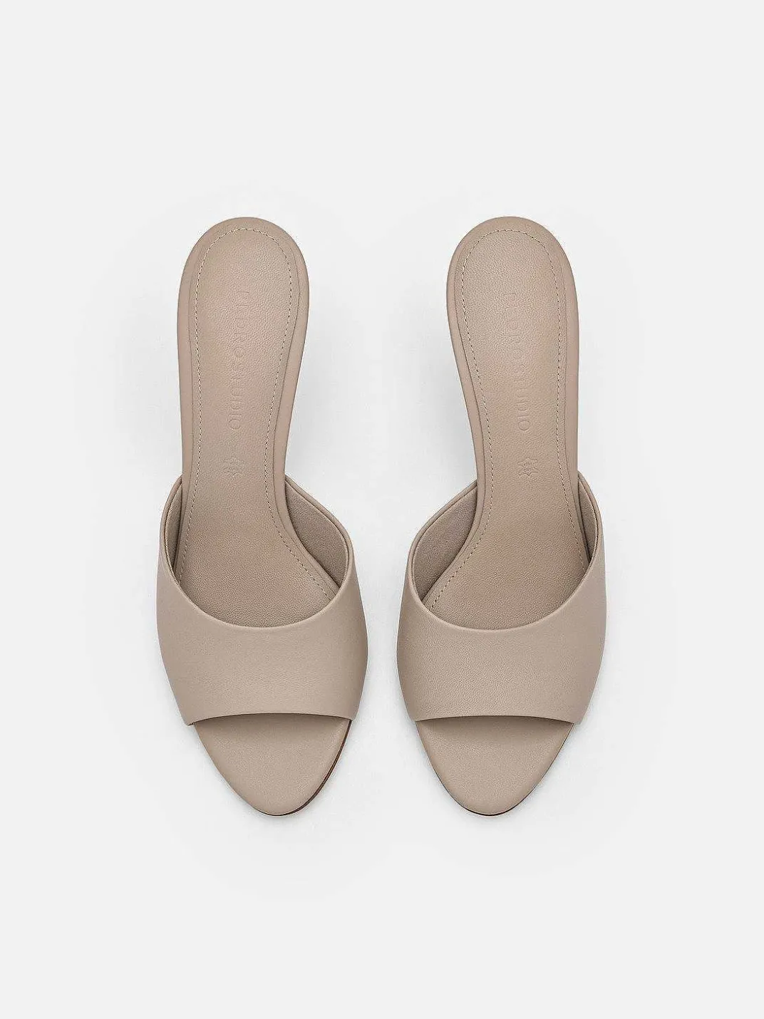Studio Ashley Leather Heel Sandals<PEDRO Best