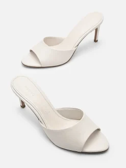 Studio Ashley Leather Heel Sandals<PEDRO