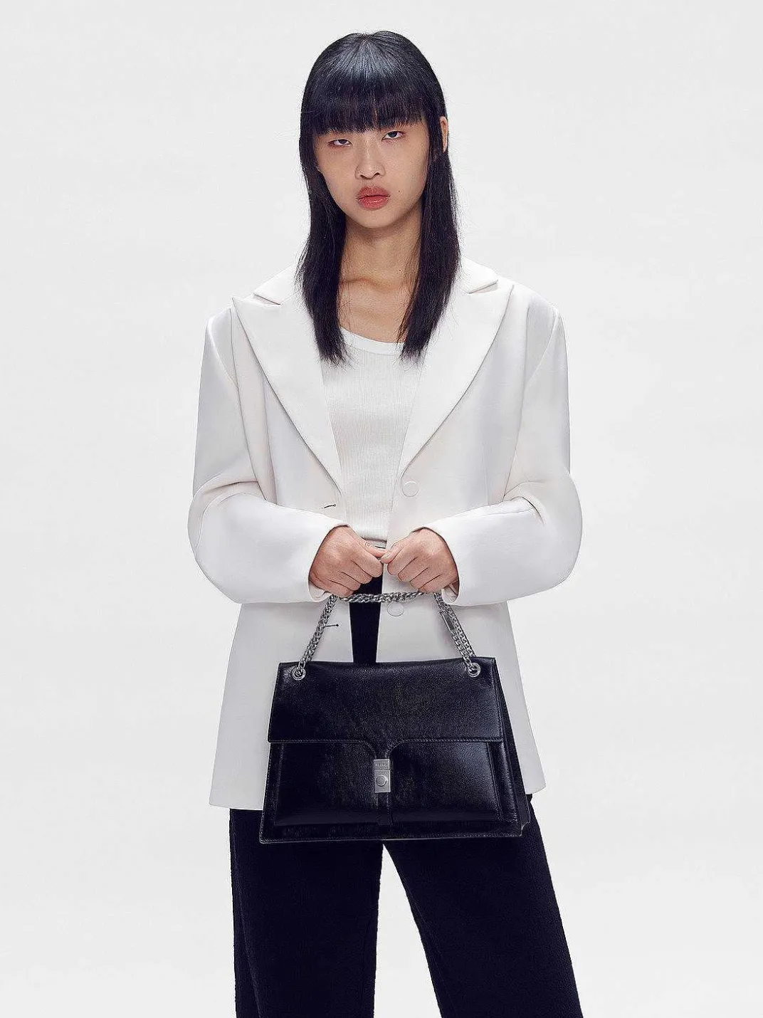 Studio Farida Leather Shoulder Bag<PEDRO Clearance