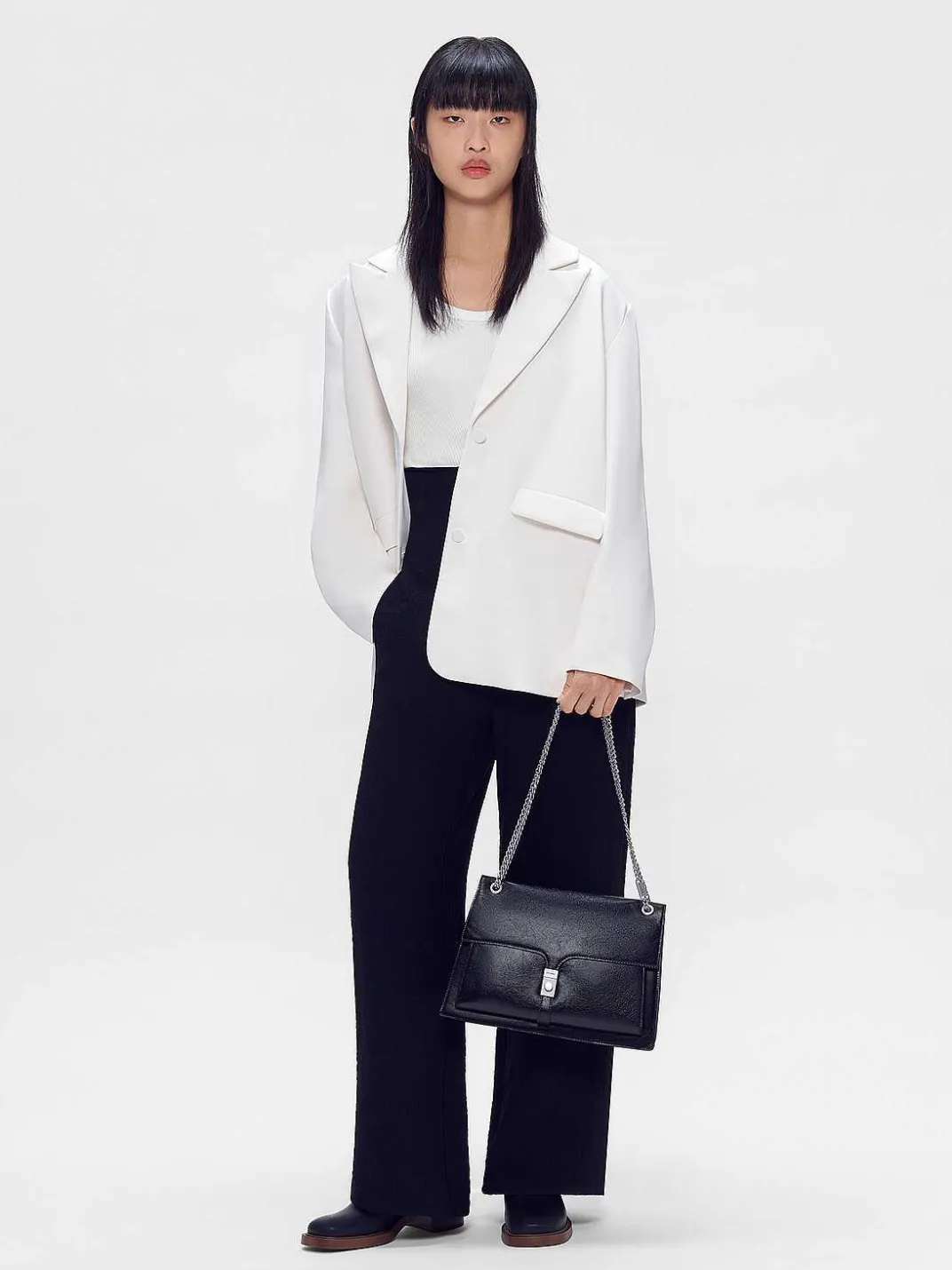 Studio Farida Leather Shoulder Bag<PEDRO Clearance