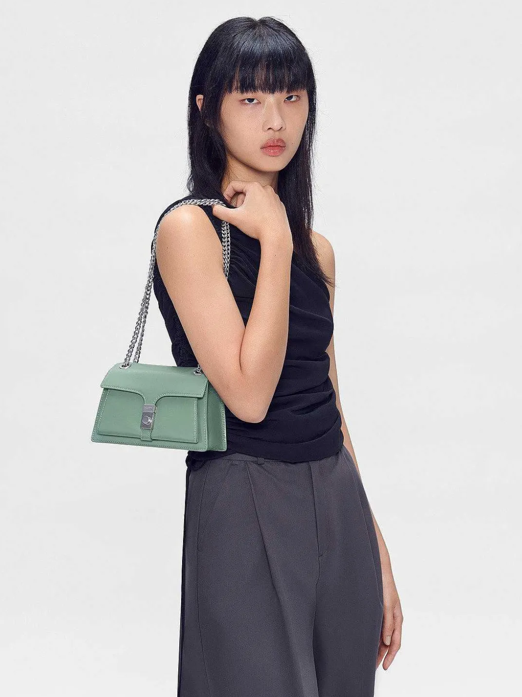 Studio Farida Leather Mini Shoulder Bag<PEDRO Outlet