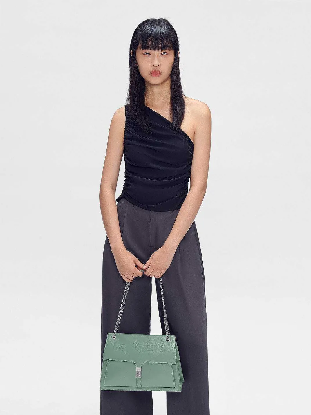 Studio Farida Leather Shoulder Bag<PEDRO Hot