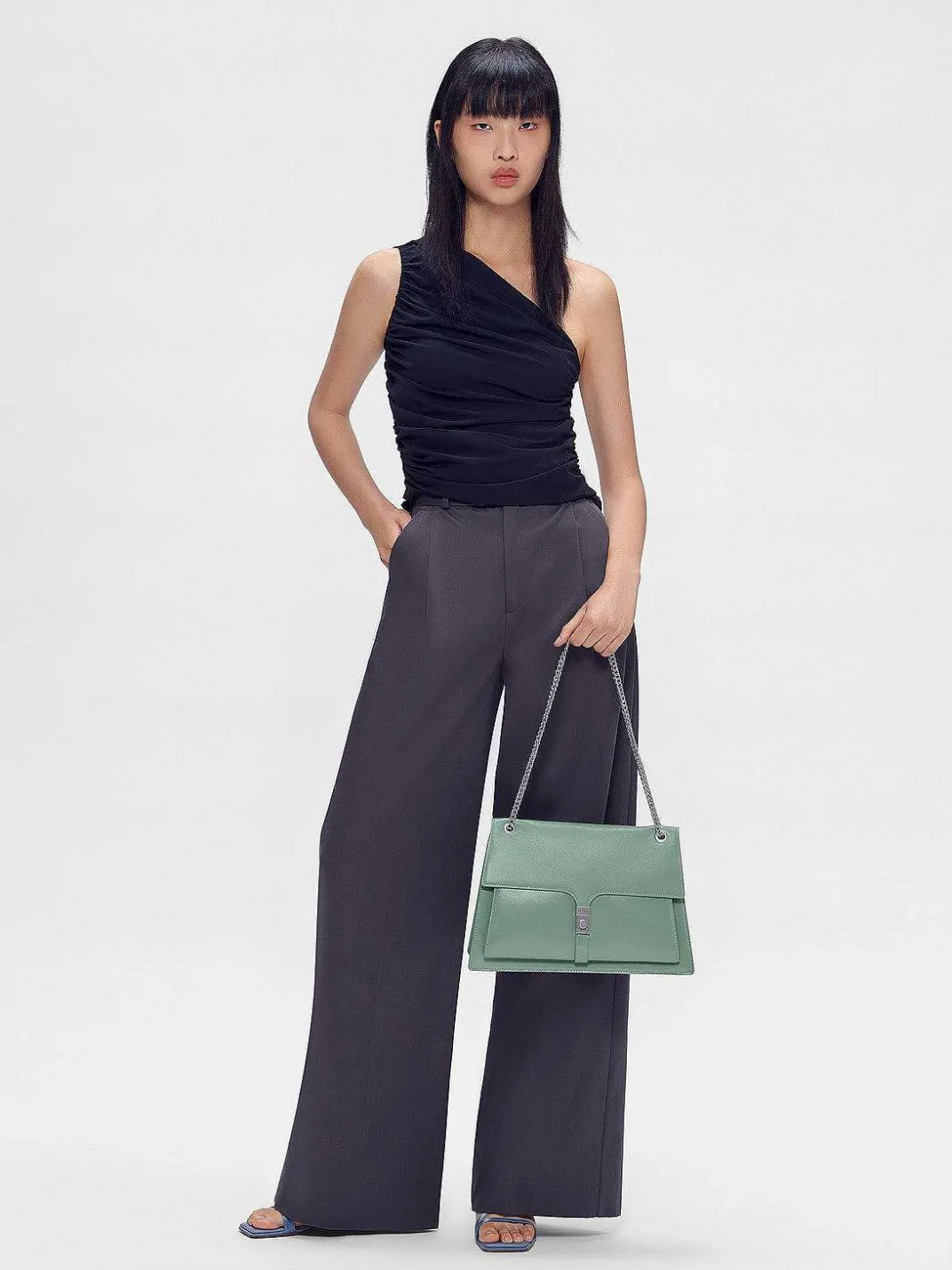 Studio Farida Leather Shoulder Bag<PEDRO Hot