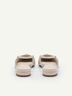 Studio Kate Leather Ballerina Flats<PEDRO