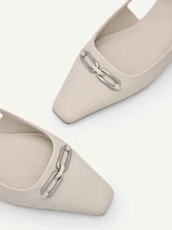 Studio Kate Leather Ballerina Flats<PEDRO