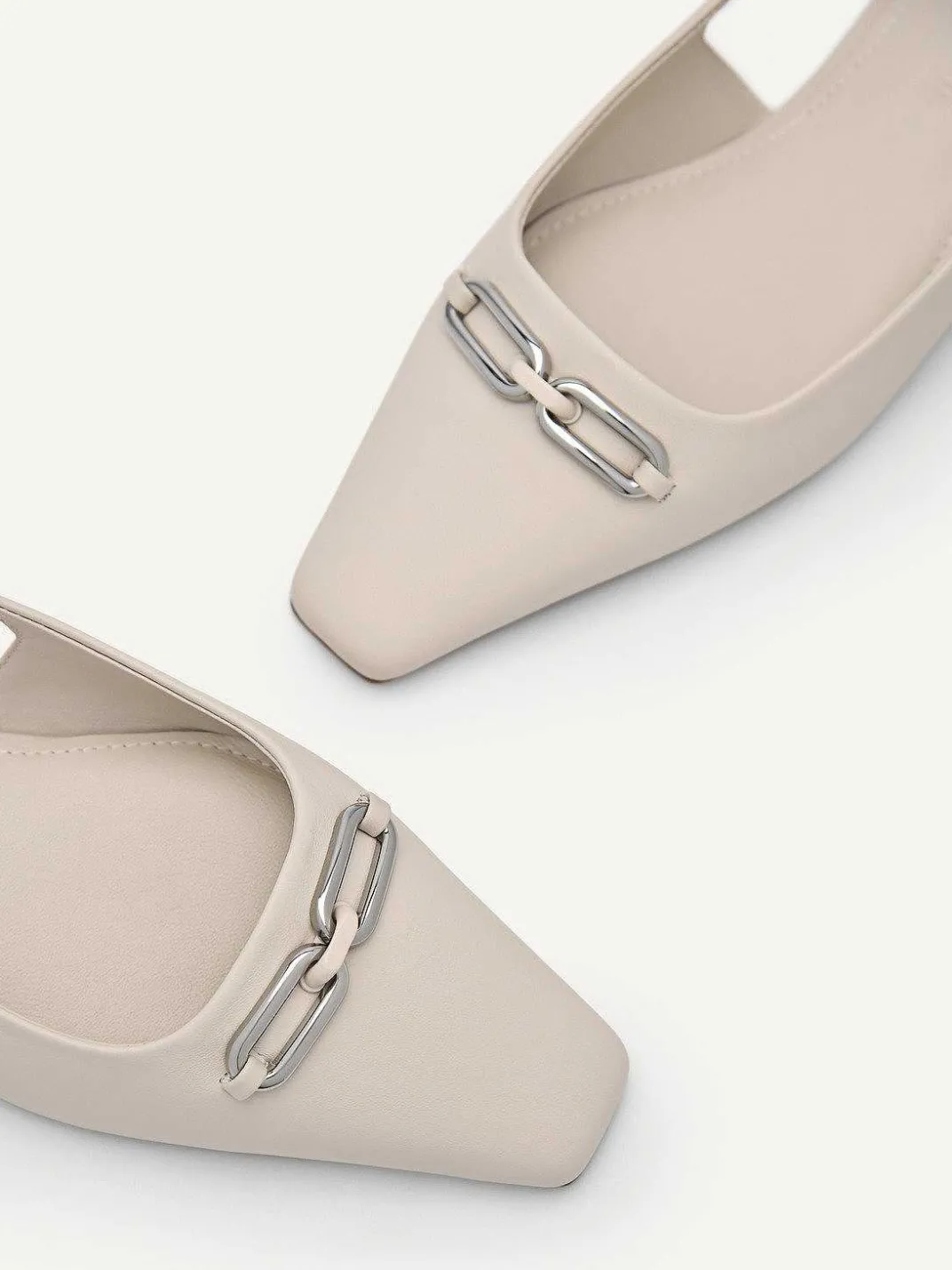 Studio Kate Leather Ballerina Flats<PEDRO