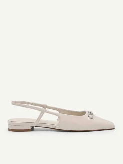 Studio Kate Leather Ballerina Flats<PEDRO