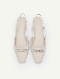 Studio Kate Leather Ballerina Flats<PEDRO
