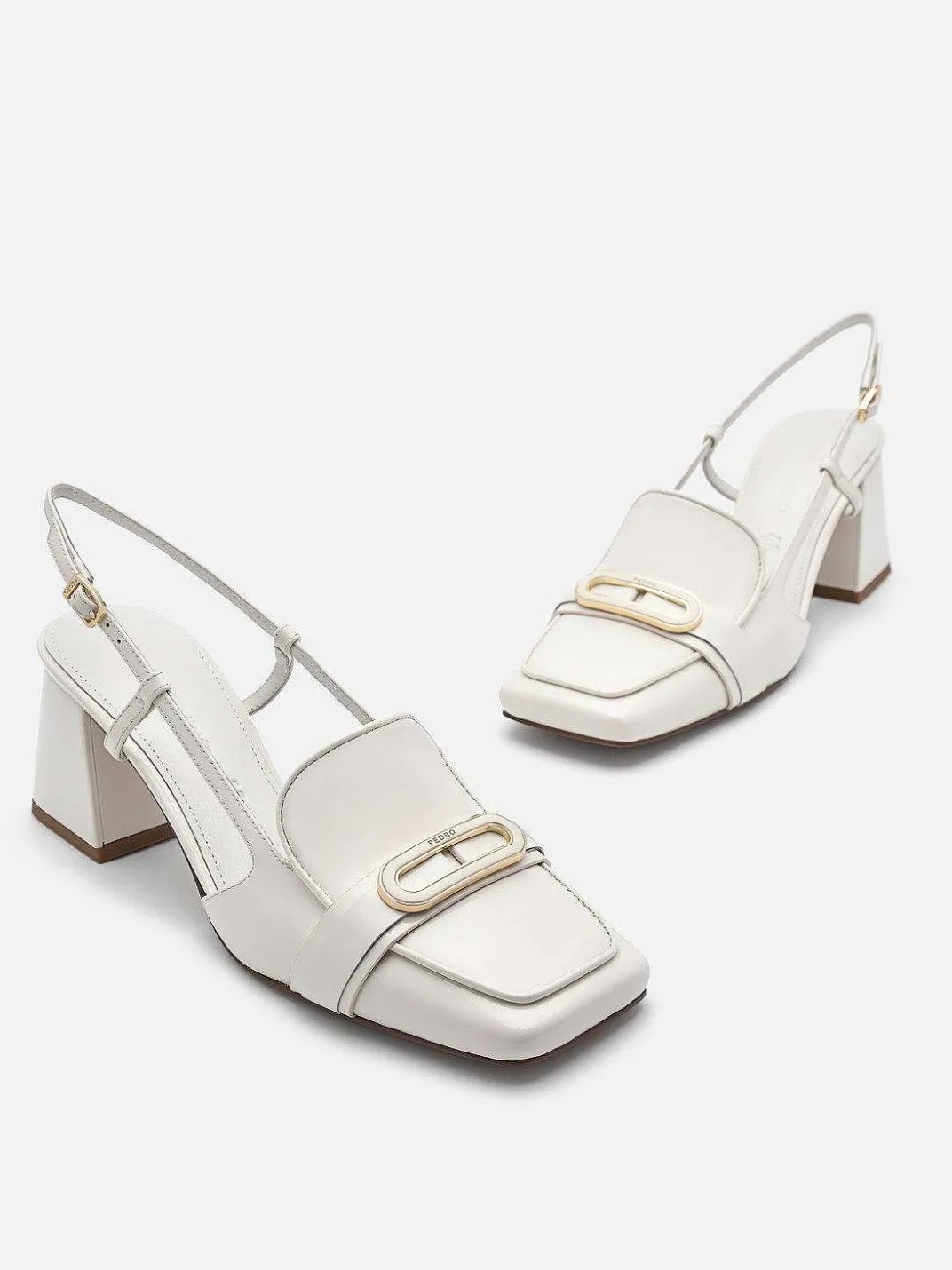 Studio Leather Heel Pumps<PEDRO Outlet