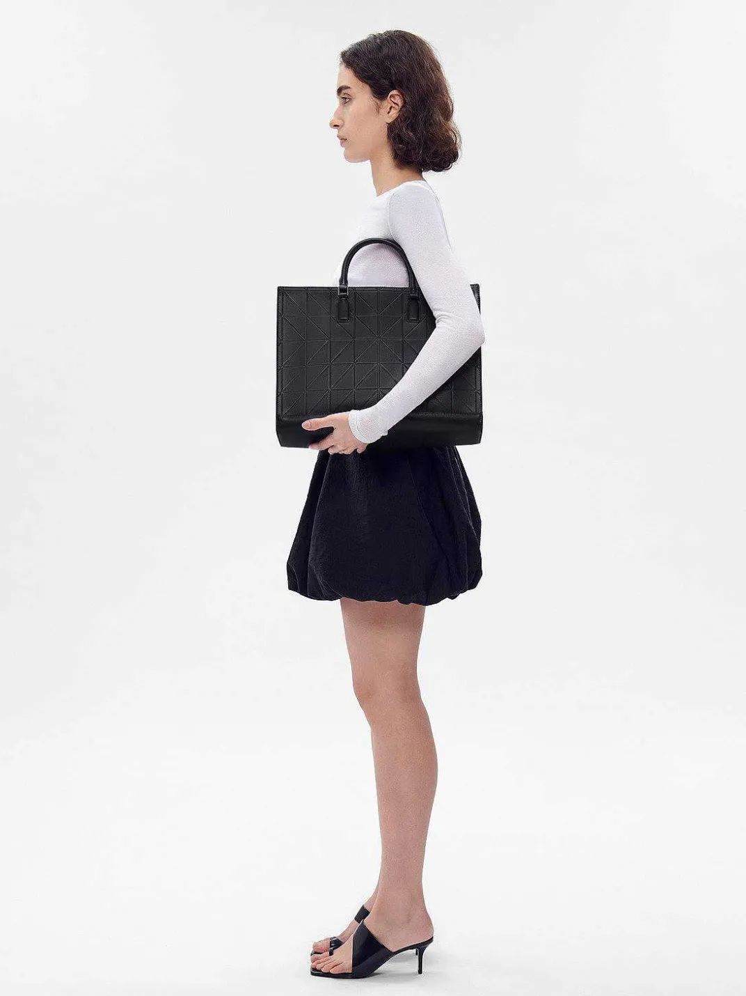 Studio Leather Pixel Tote Bag<PEDRO Best