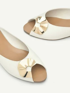 Peep Toe Slip Ons<PEDRO Sale