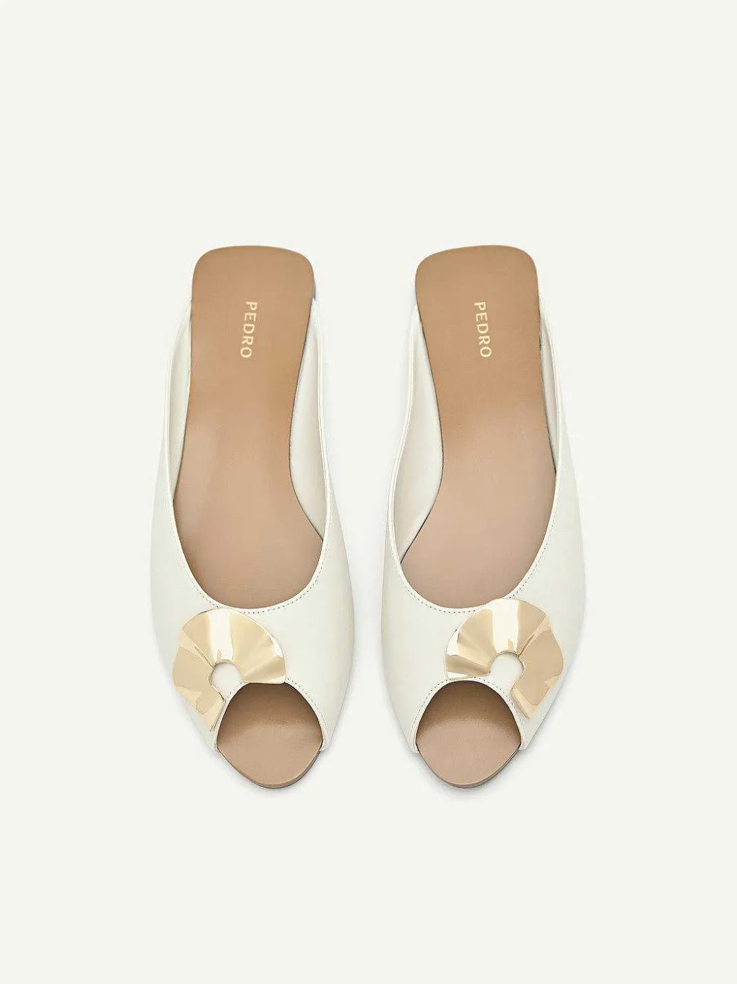 Peep Toe Slip Ons<PEDRO Sale