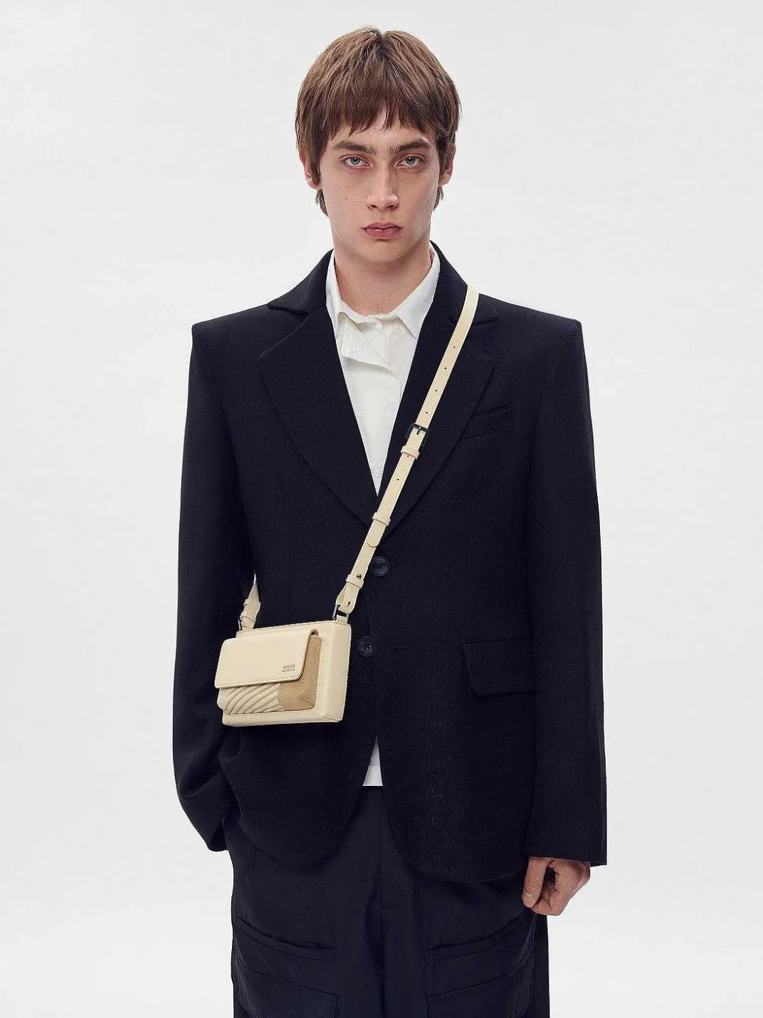 Re Recycled Leather Mini Sling Bag<PEDRO Best