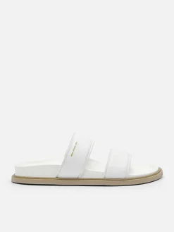 Re Recycled Leather Slide Sandals<PEDRO Discount