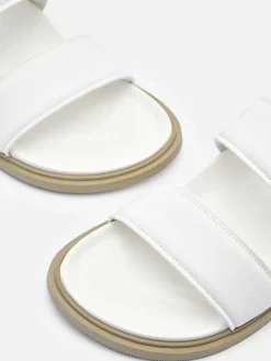 Re Recycled Leather Slide Sandals<PEDRO Discount