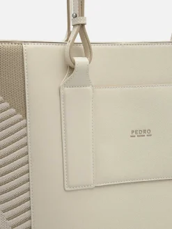 Re Recycled Leather Tote Bag<PEDRO New