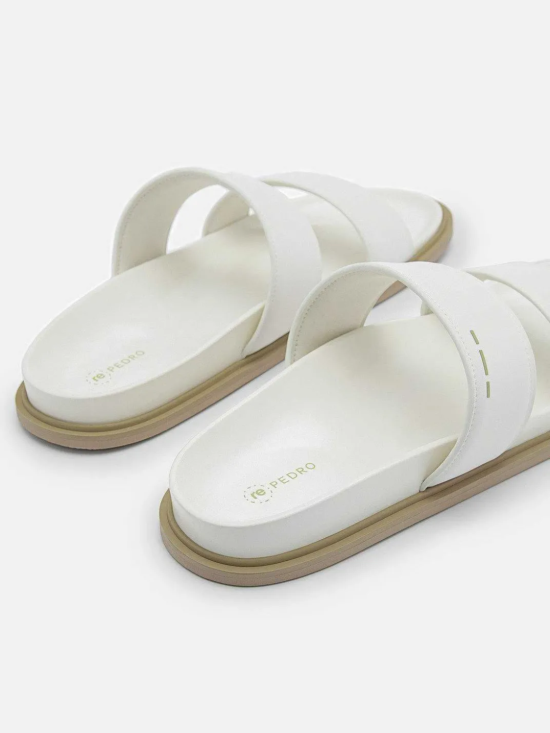 Re Recycled Leather Slide Sandals<PEDRO Best