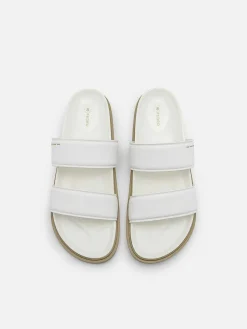 Re Recycled Leather Slide Sandals<PEDRO Best