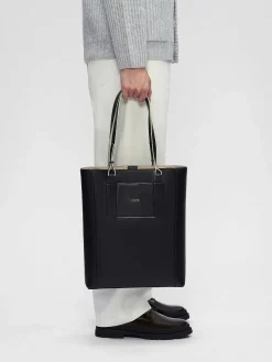 Re Recycled Leather Tote Bag<PEDRO
