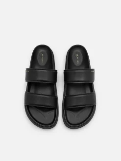 Re Recycled Leather Slide Sandals<PEDRO Best