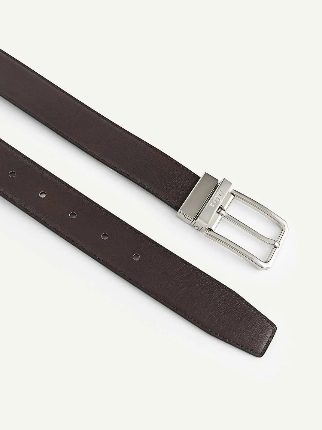 Reversible Leather Pin Belt<PEDRO Hot