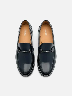 Robert Leather Horsebit Loafers<PEDRO New
