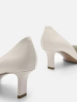 Rocco Leather Heel D'Orsay Pumps<PEDRO Discount