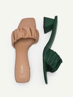 Ruched Heel Mules<PEDRO Best
