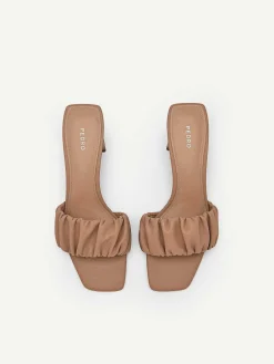 Ruched Heel Mules<PEDRO Best