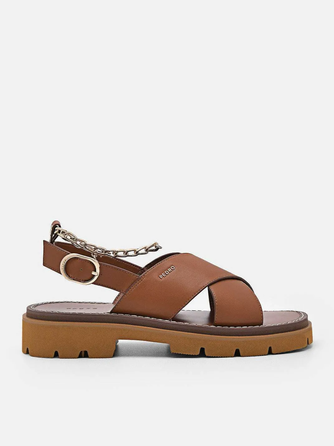 Slingback Cross Strap Sandals<PEDRO New