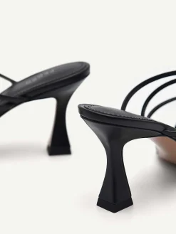Strappy Heel Sandals - Black<PEDRO Clearance