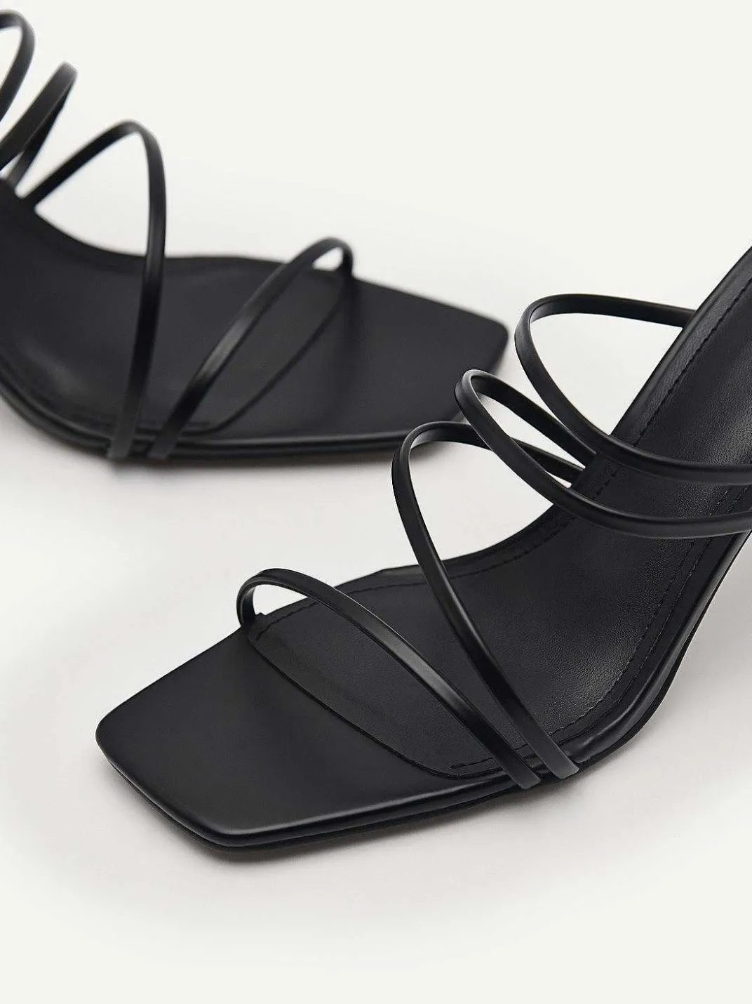 Strappy Heel Sandals - Black<PEDRO Clearance