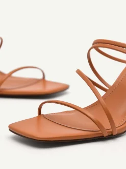 Strappy Heel Sandals - Orange<PEDRO Outlet