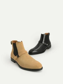Suede Strapped Boots<PEDRO Hot