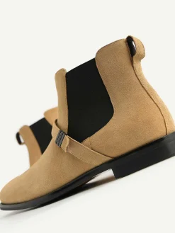 Suede Strapped Boots<PEDRO Hot