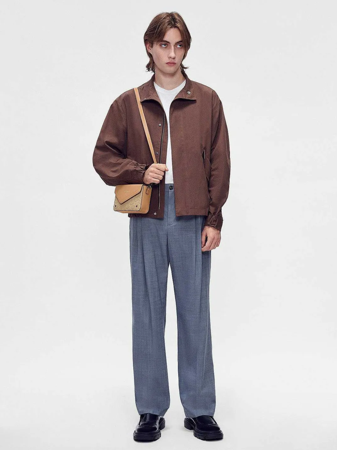 Taper Canvas Boxy Sling Bag<PEDRO Sale