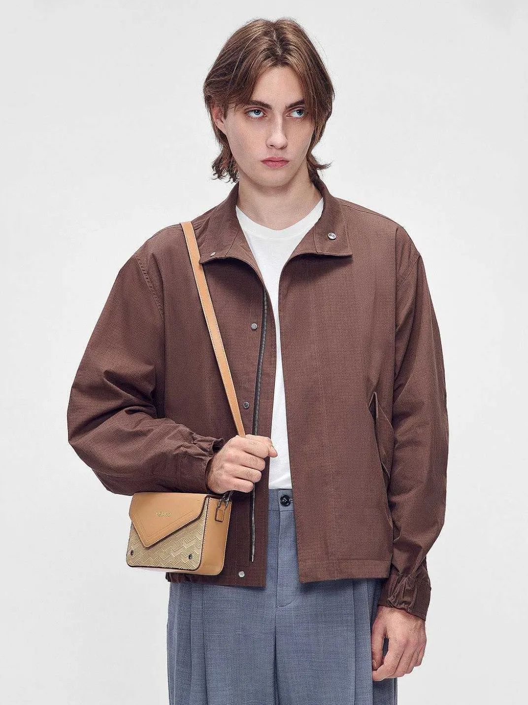 Taper Canvas Boxy Sling Bag<PEDRO Sale