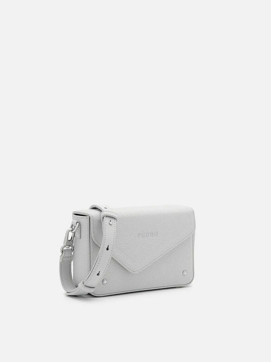 Taper Leather Boxy Sling Bag<PEDRO