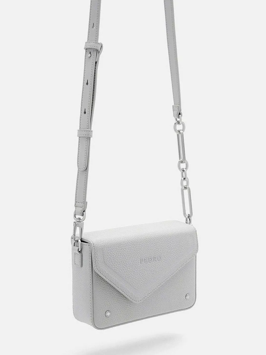 Taper Leather Boxy Sling Bag<PEDRO