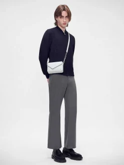 Taper Leather Boxy Sling Bag<PEDRO