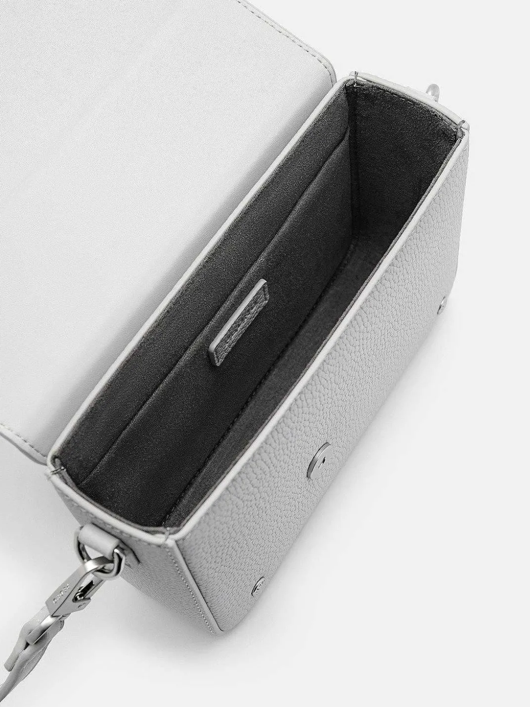 Taper Leather Boxy Sling Bag<PEDRO
