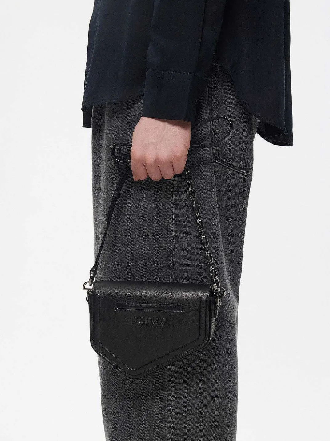 Taper Leather Mini Sling Bag<PEDRO Clearance