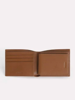 Textured Leather Bi-Fold Wallet With Insert<PEDRO Outlet