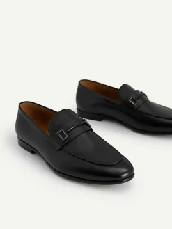 Textured Leather Loafers With Metal Bit<PEDRO Outlet
