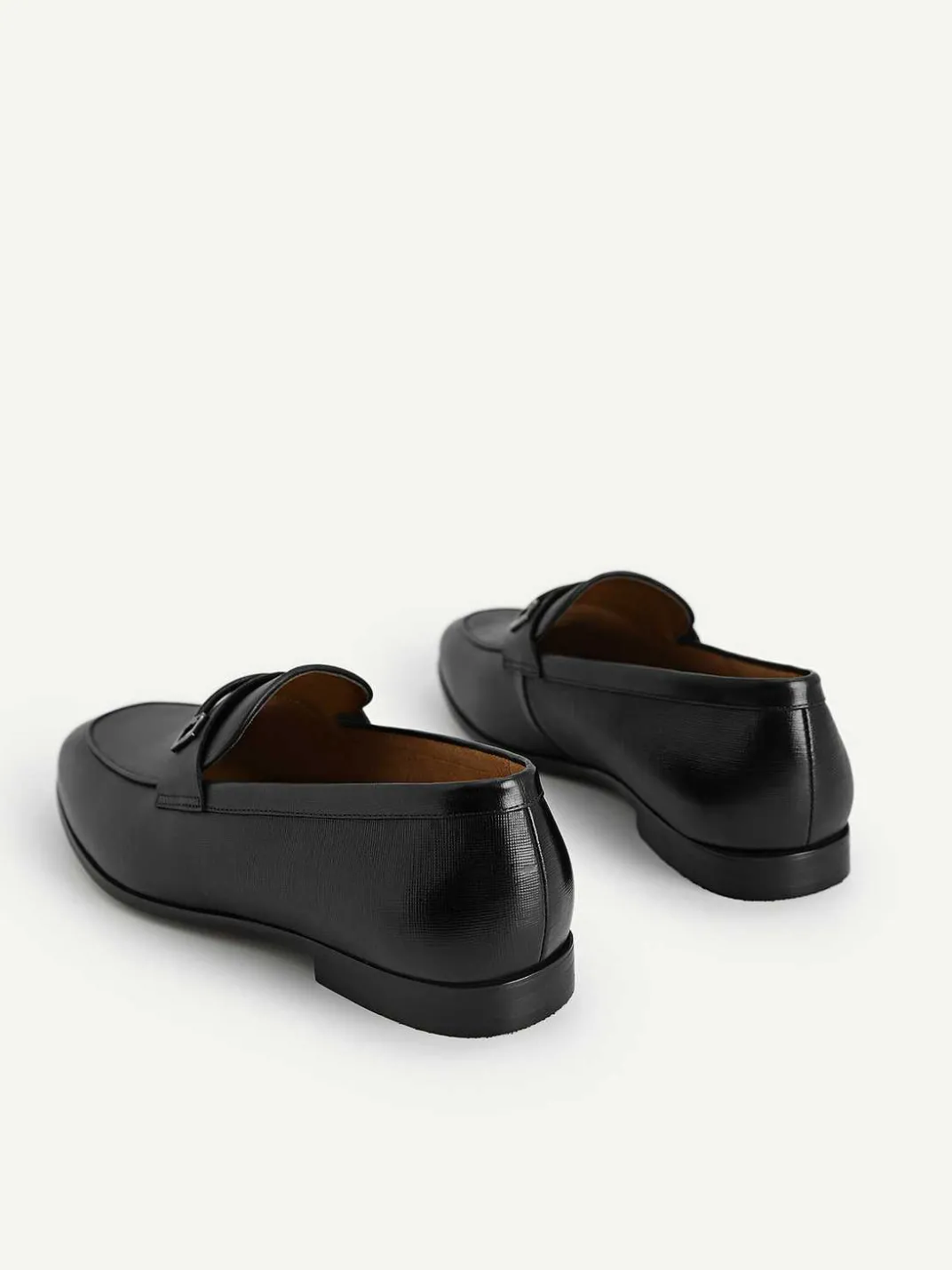 Textured Leather Loafers With Metal Bit<PEDRO Outlet