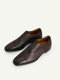 Textured Leather Oxford Shoes<PEDRO Outlet