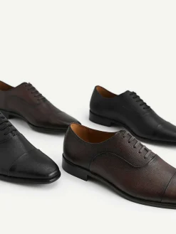 Textured Leather Oxford Shoes<PEDRO Outlet