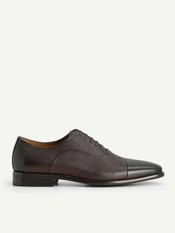 Textured Leather Oxford Shoes<PEDRO Outlet