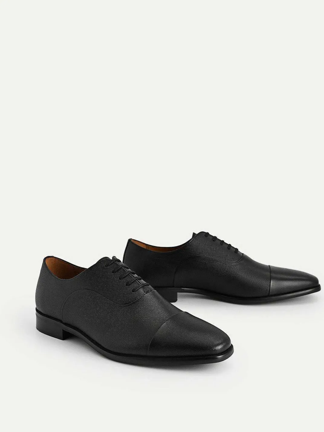 Textured Leather Oxford Shoes<PEDRO Online